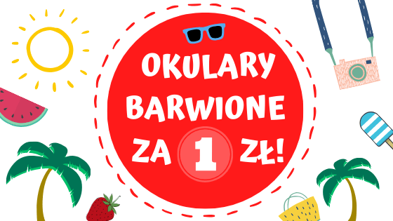 Okulary barwione za 1 zł