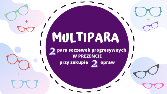 dwie pary okularów progresywnych Varilux i Hoya w cenie jednej